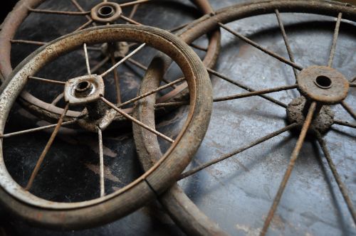 antique vintage wheel