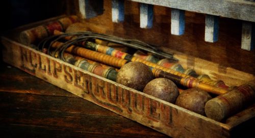 antique croquet vintage