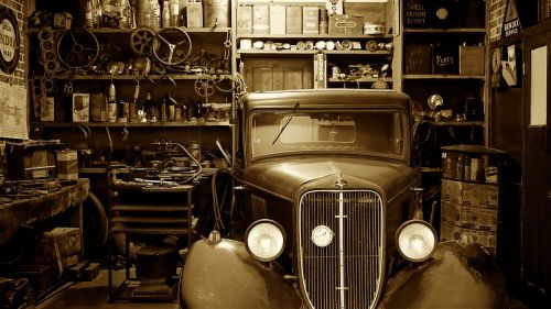 antique auto automobile
