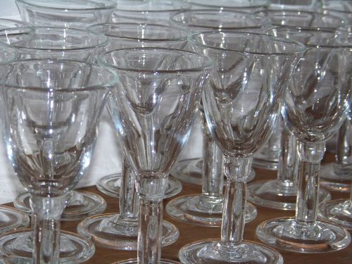 antique glasses goblets