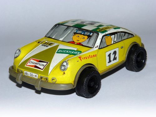 antique toy tin toy race car