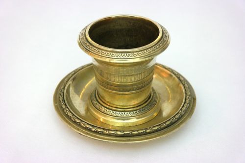 inkwell antique bronze