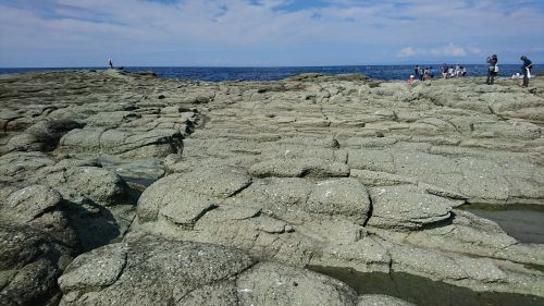 aomori coast rock