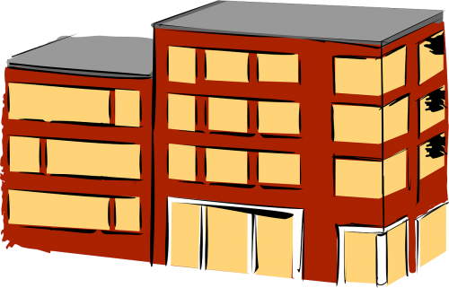 apartment brick building