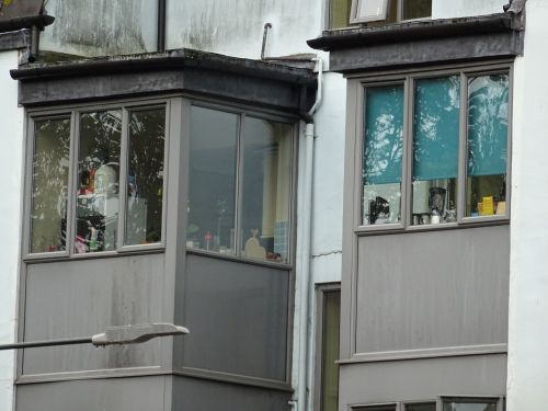 Apartment Building Windows