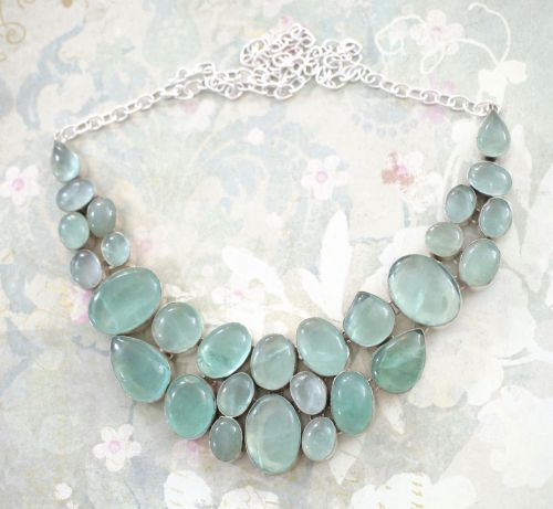 apatite stone necklace