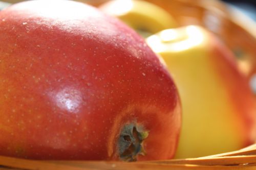 Apple In Basket