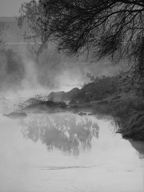 apies river pretoria winter morning