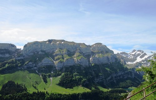 appenzell  mountain landscape