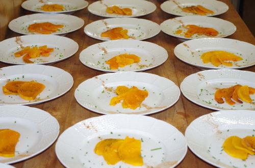 appetizer pumpkin serving