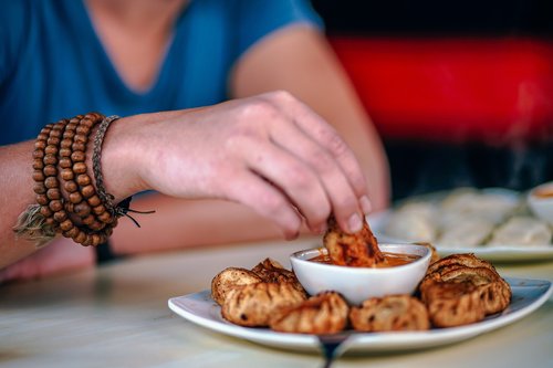 appetizer  asian  background