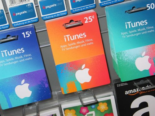 apple gift cards vouchers