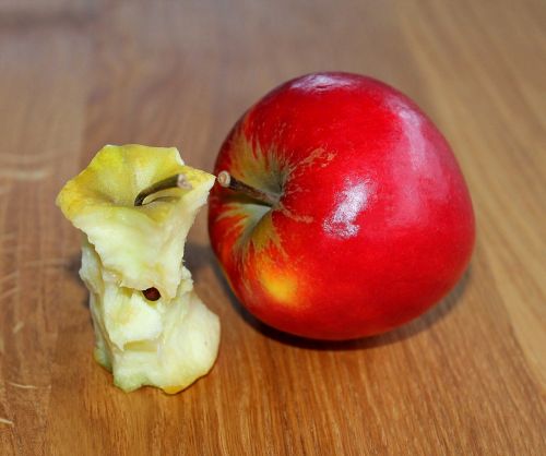 apple eaten apple apples