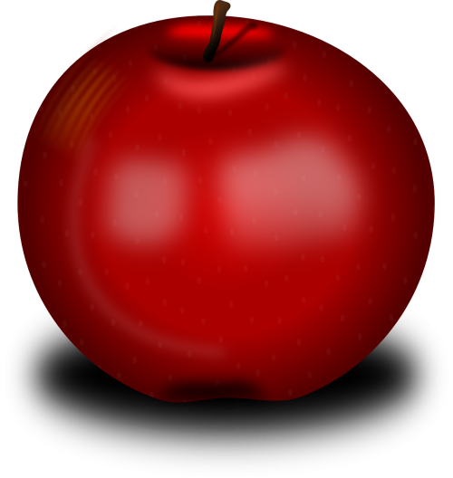 apple fruit red