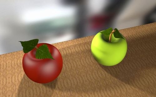 apple red green