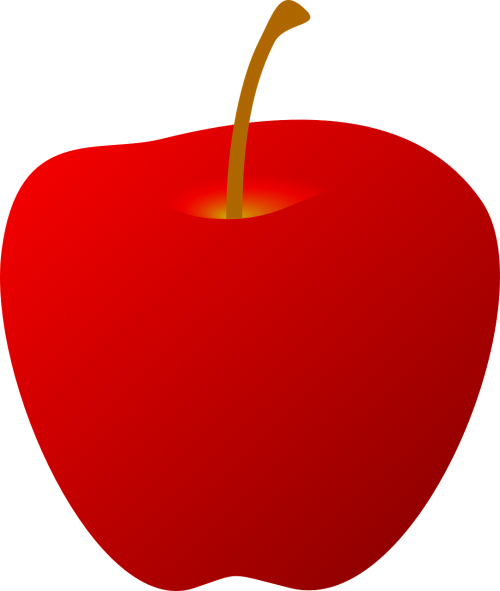 apple red school