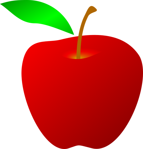 apple red school