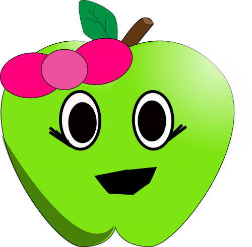 apple green smile
