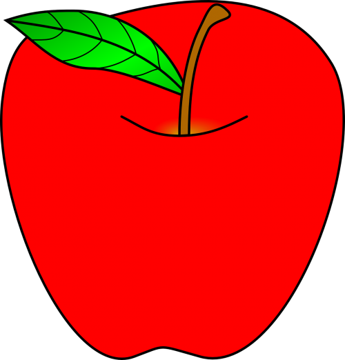 apple red leaf