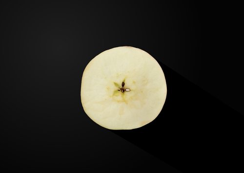 apple  half  fruit