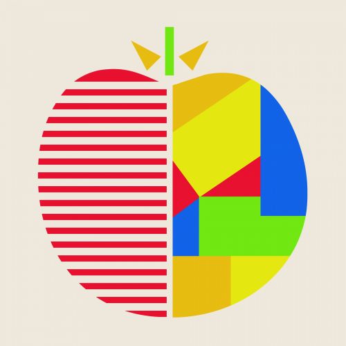 Apple Abstract Graphic Art