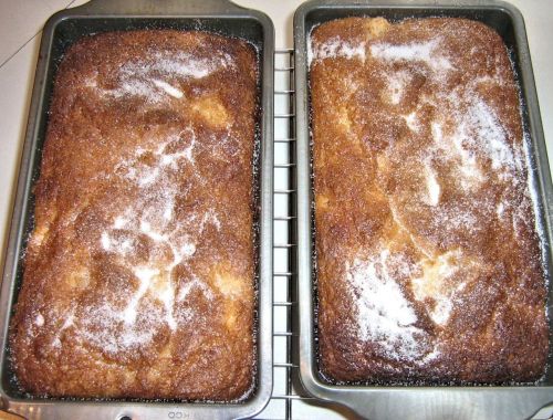 apple cakes sweet baking granulated sugar