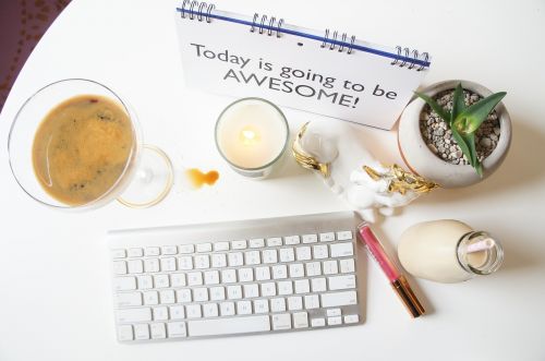 apple keyboard espresso martini plant