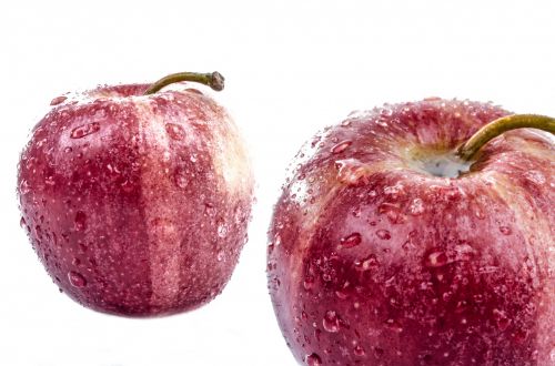 Apple On A White Background