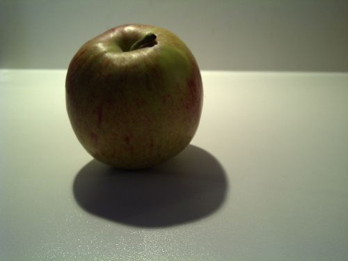 Apple With Shadow