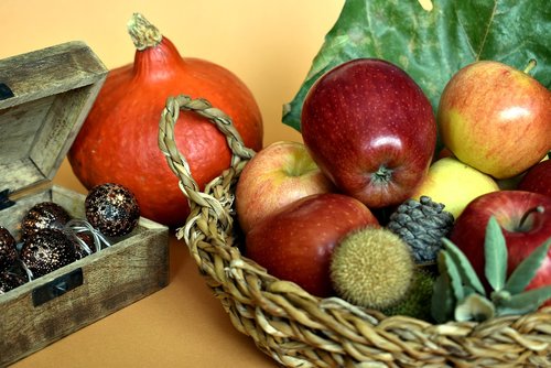 apples  fruit  fruit basket