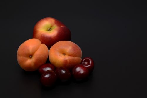 apricots nectarine cherries