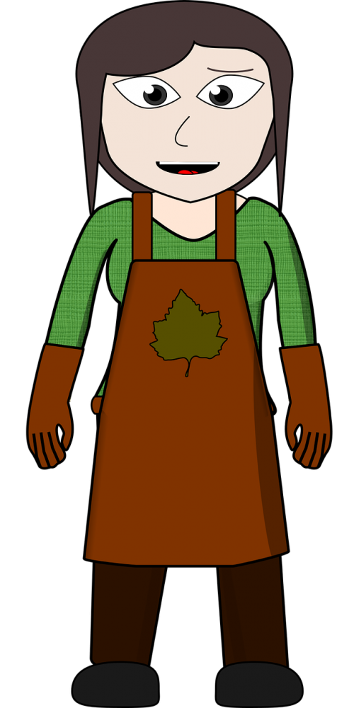 apron comic characters farmer
