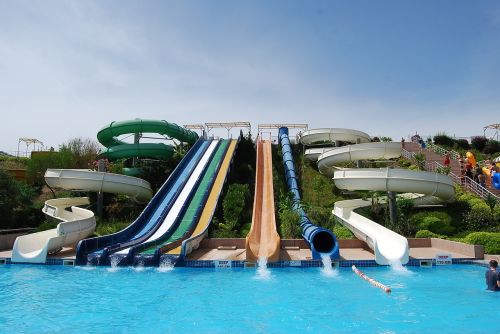 aqua park marmaris slides