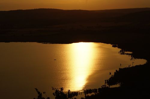 aranyhíd sunset water
