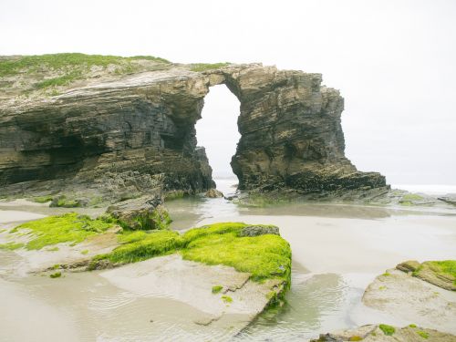 arc cathedrals beach ribadeo