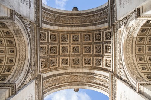 arc de triomphe  architecture  vaulted