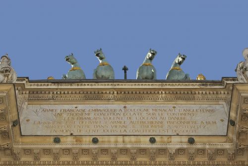 arc de triomphe paris inscription