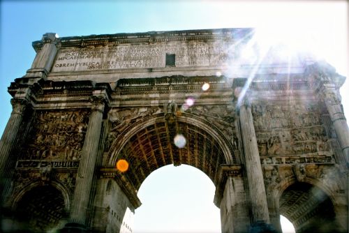 arch architecture sunshine