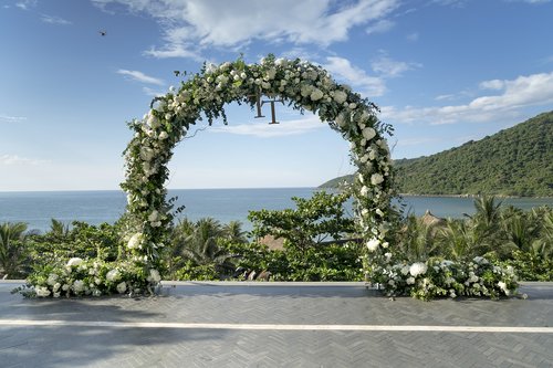 arch  the beach  the beauty