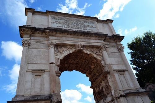 arch of titus square rome
