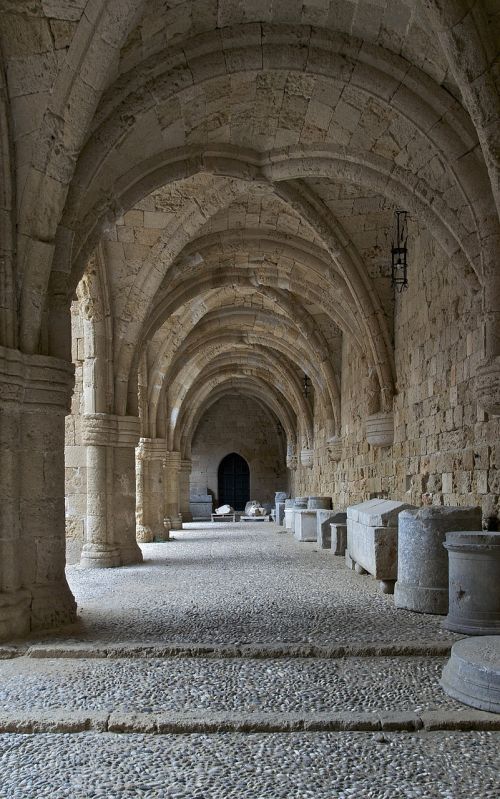 archaeological museum rhodes cloister