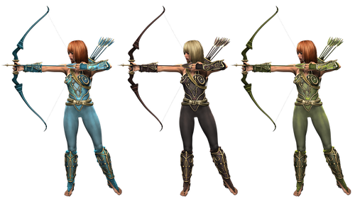 archer  woman  fantasy