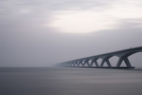 arches bridge dawn