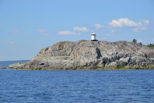 archipelago lighthouse cliff