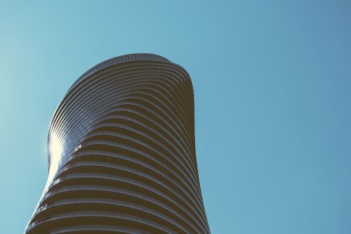 architectural architecture blue sky