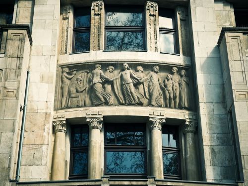 architecture relief facade