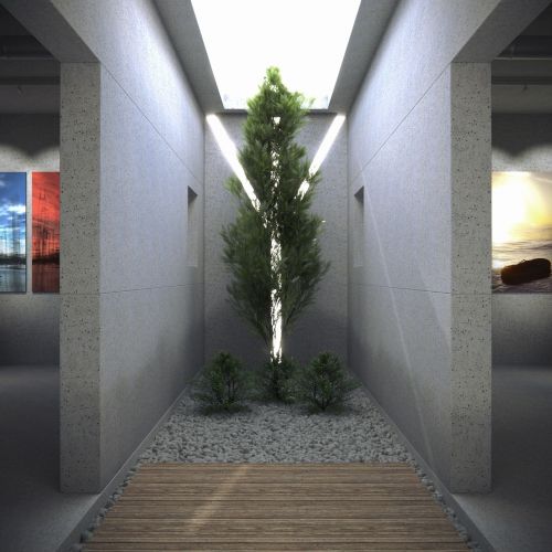 architecture 3d rendering