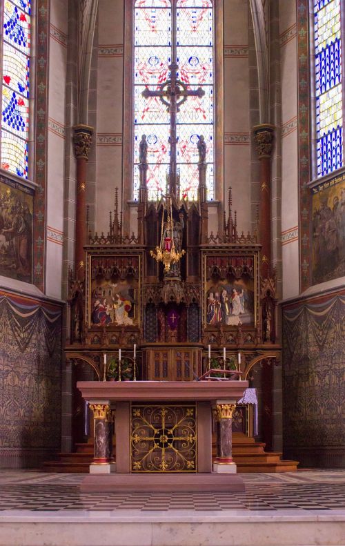 architecture church altar