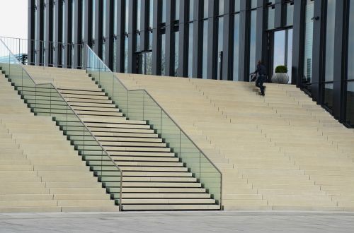 architecture gradually stairs