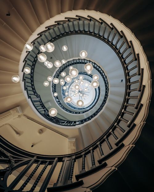 architecture chandelier lights